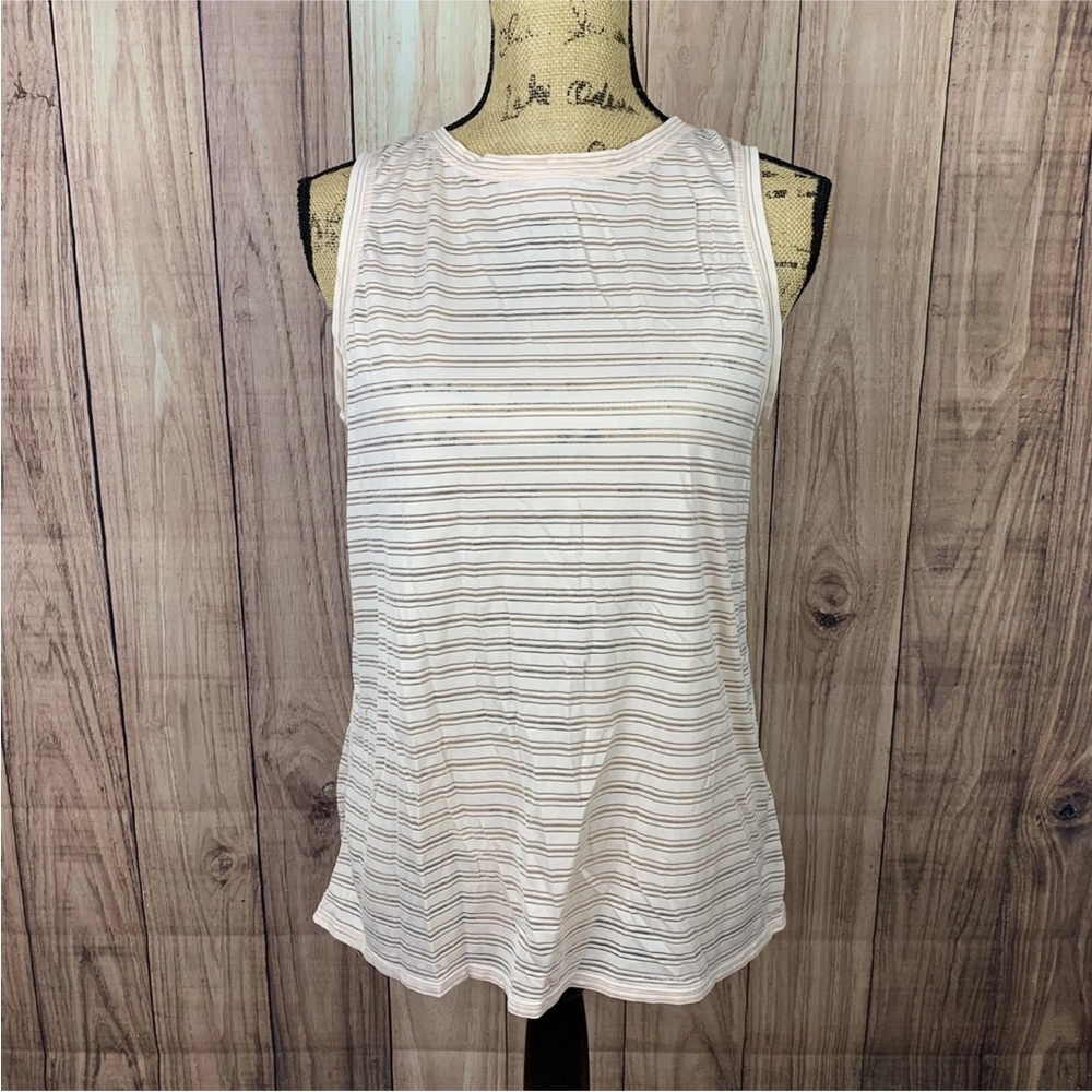 Lululemon Meet Halfway Tank in Butter Pink Size 6 Tie Back *With Flaws*
